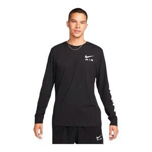 Nike Air Men's Black Long Sleeve Shirt NEW